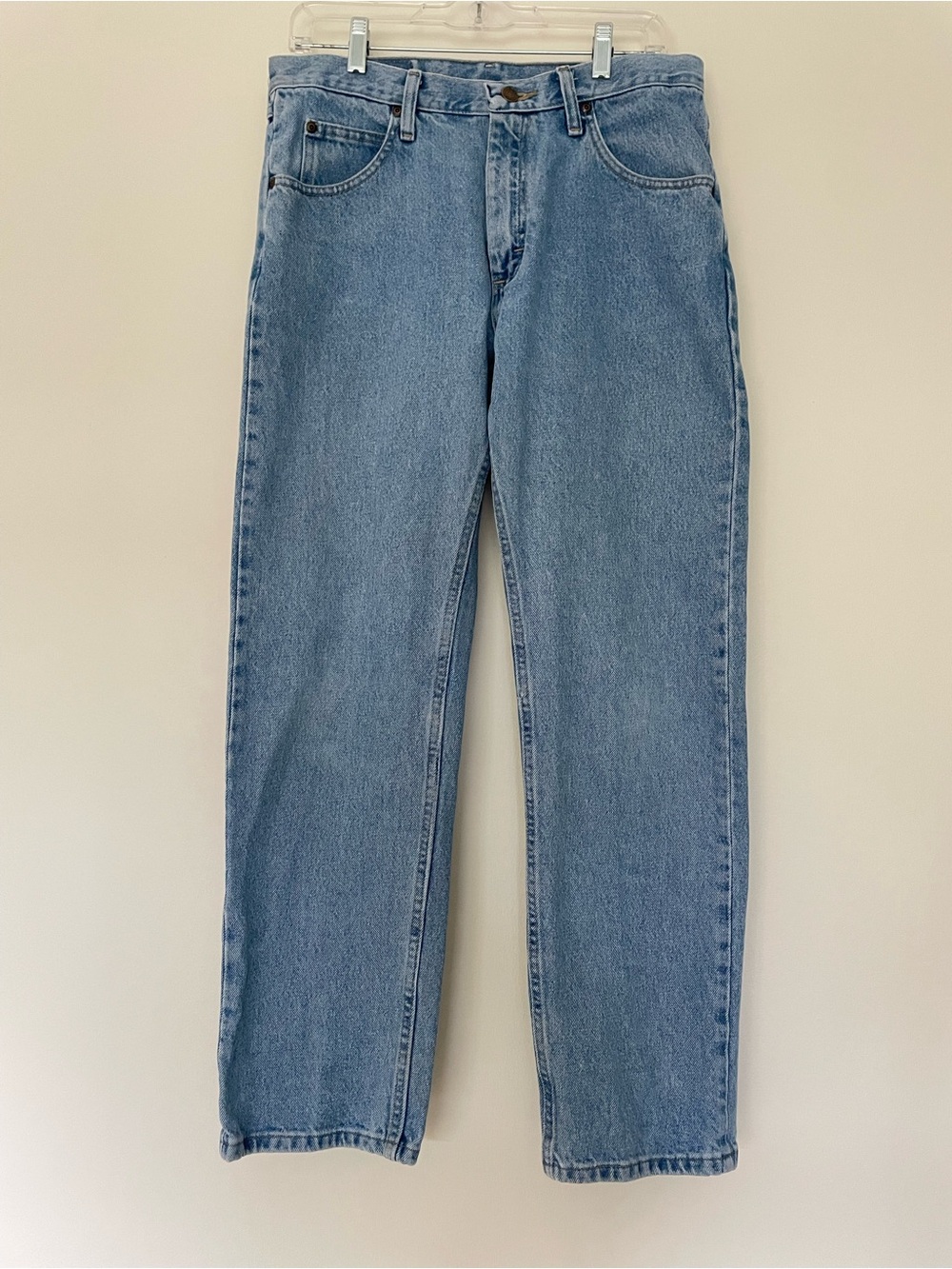 Wrangler Vintage 90s Relaxed Fit Jeans 32x30 Light Wash 100% Cotton High Rise